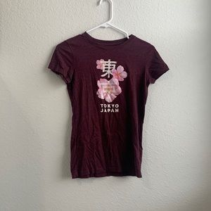 T-shirt from Kohl’s with designs on the front